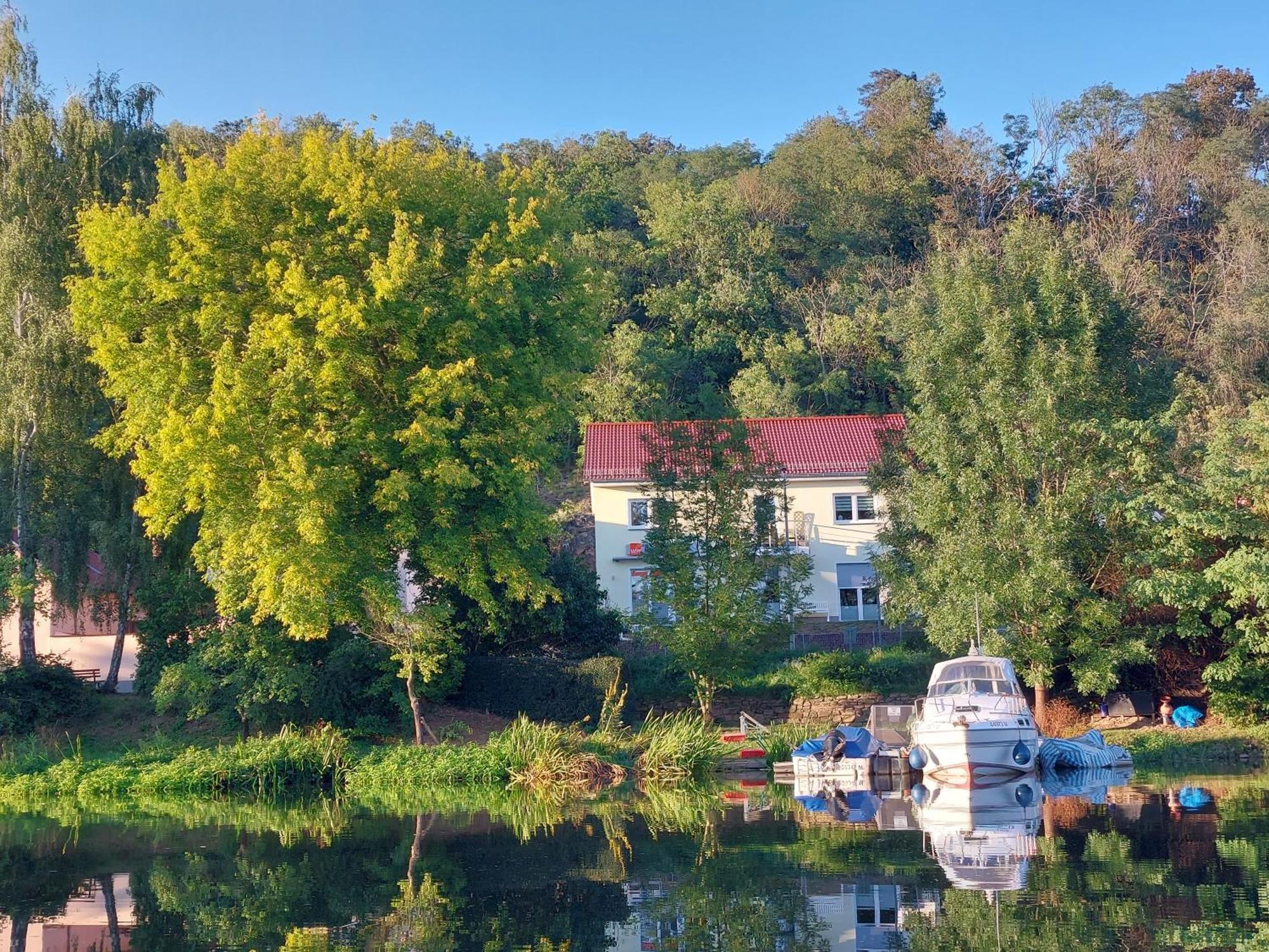 Ferienhaus Saaleblick Wettin Exteriér fotografie